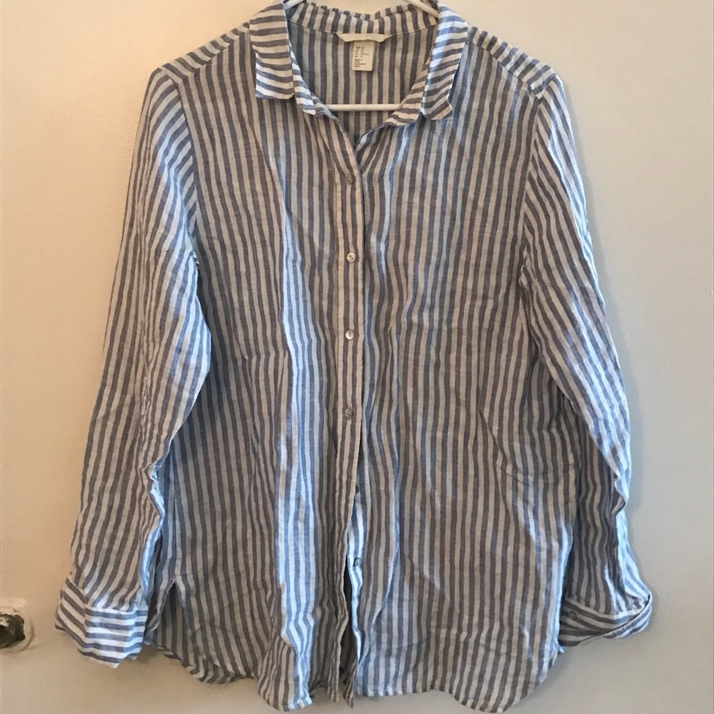 H&M Linen oversized shirt